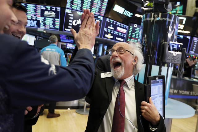 Wall street happy people